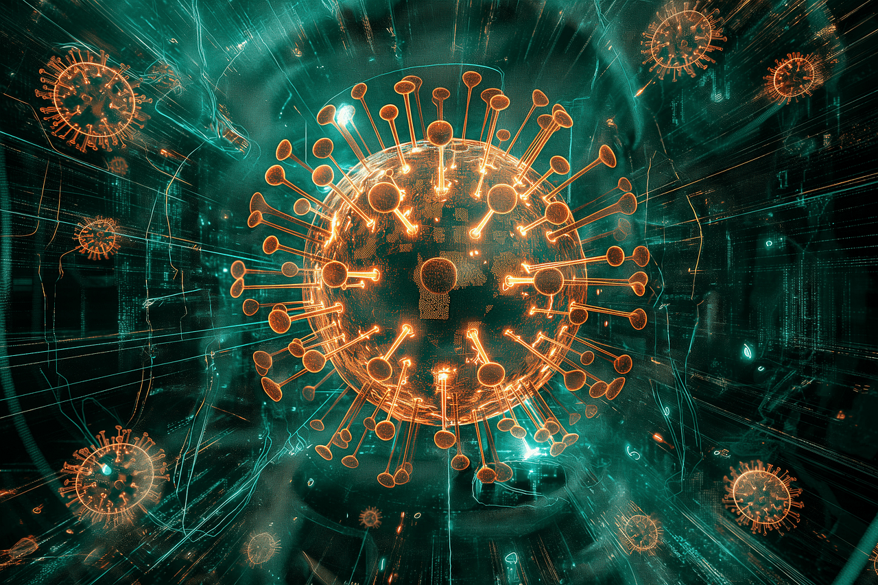 computer virus, computer, trojan, virus, nanobot, robot, technology, robotics, microscopic, science fiction